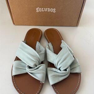 Soludos Women's Soft Blue Knotted Sandals